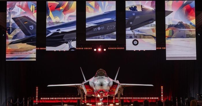 Tiêm kích F-35A Lightning II thuộc chương trình trang bị máy bay chiến đấu thế hệ thứ năm của Đức. Ảnh minh họa: Lockheed Martin.