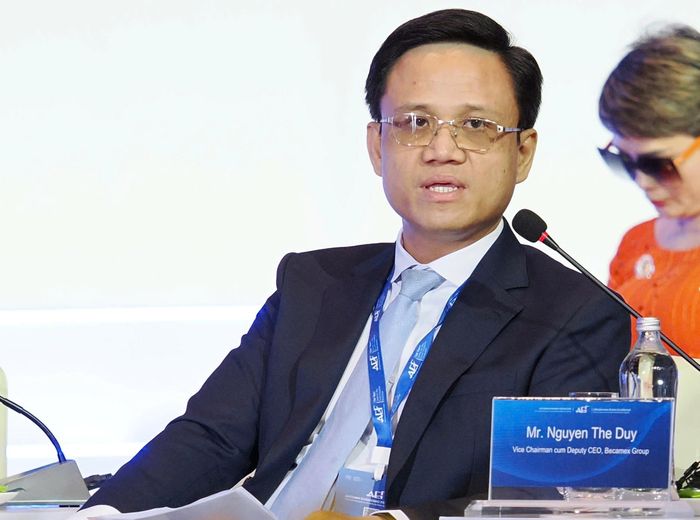 Ông Nguyễn Thế Duy, Phó Chủ tịch HĐQT kiêm Phó Tổng Giám đốc Tập đoàn Becamex. (Ảnh: Đ.V)