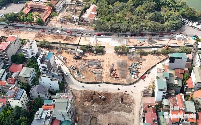 Dự án kết nối đường Nghi Tàm, khu vực Tây Hồ với đường Trường Sa, xã Đông Anh.