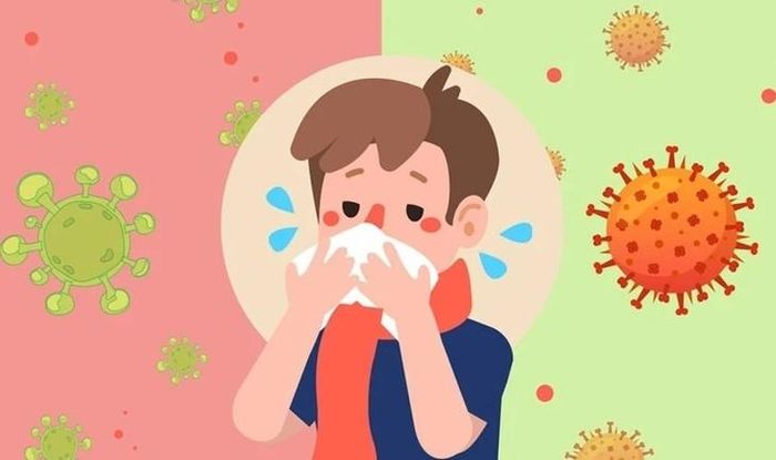 Cúm mùa là bệnh truyền nhiễm do virus cúm gây ra, có thể gặp ở mọi lứa tuổi. Ảnh AI