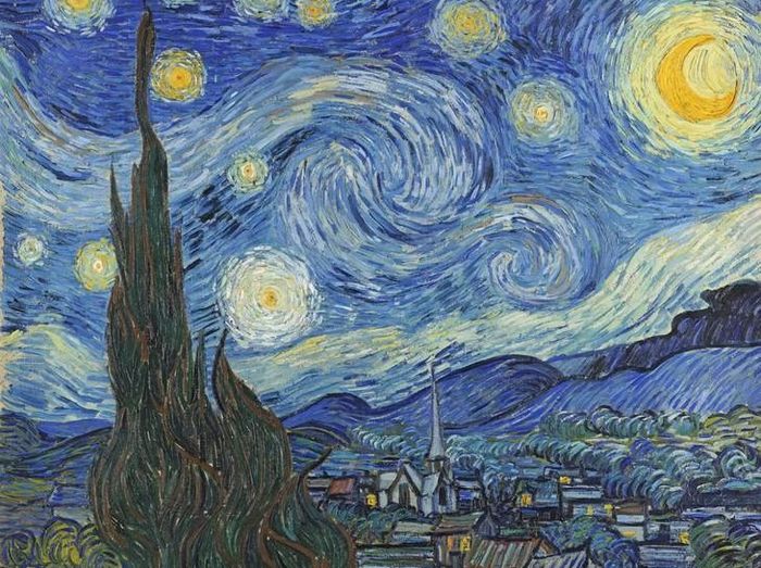 Bức tranh "Đêm đầy sao" của danh họa Vincent van Gogh. (Ảnh: Getty Images)