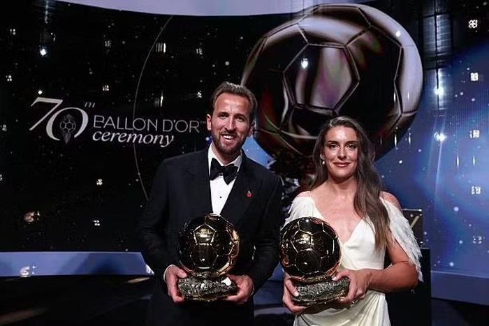 Harry Kane và Alexis Putellas cùng giành Quả bóng Vàng ở hạng mục nam và nữ (Ảnh: Getty Images)