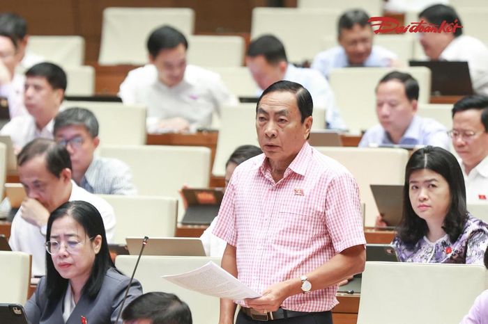 Ông Phạm Văn Hoà phát biểu (Ảnh: Quang Vinh)