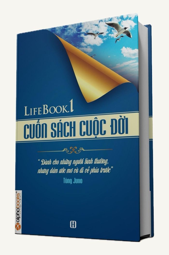 Lifebook là cuốn sách được bỏ trống gần như hoàn toàn. Ảnh: Alpha Books.