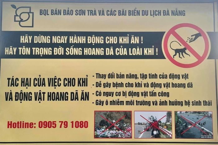 Những biển cảnh báo bị "phớt lờ" trên Bán đảo Sơn Trà, Đà Nẵng.
