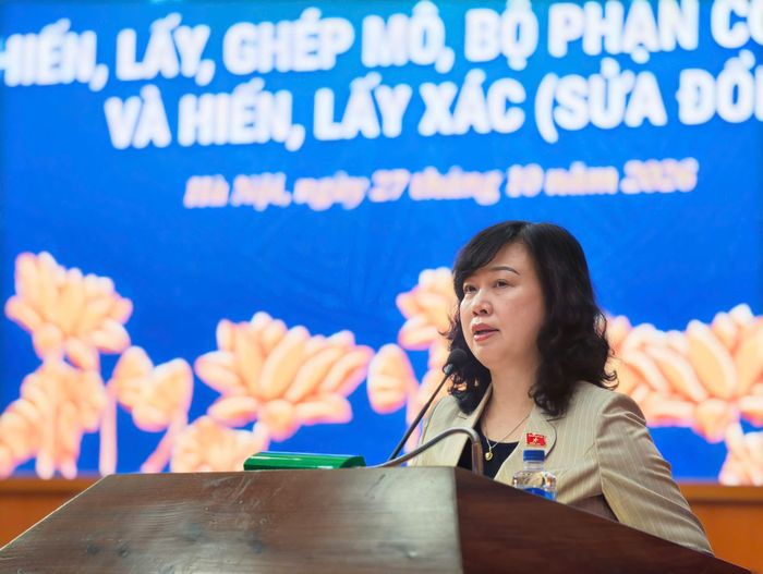  Bộ trưởng Y tế Đào Hồng Lan. Ảnh: T.D. 