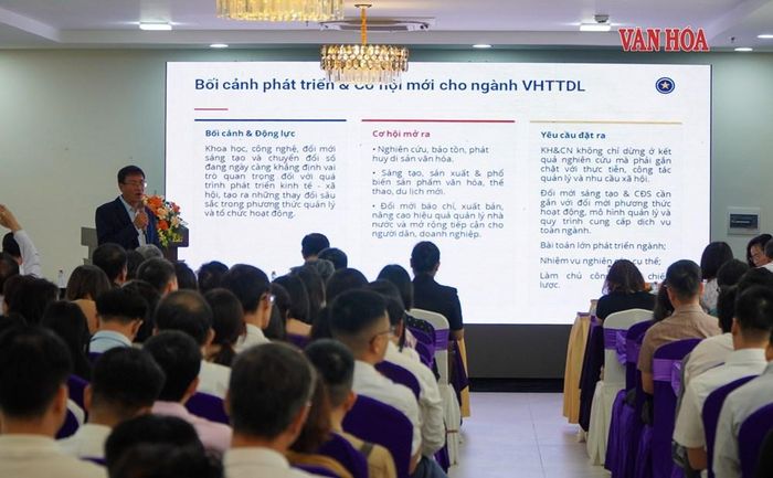 Chương trình có sự tham gia của gần 200 cán bộ, viên chức đến từ các đơn vị thuộc Bộ VHTTDL. Ảnh: S.Thùy