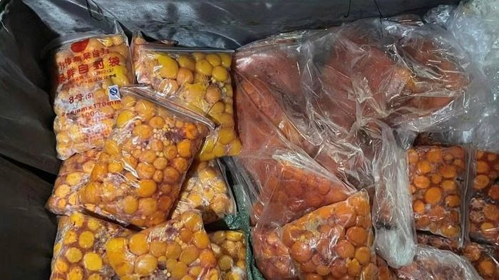 Lực lượng Biên phòng khám xét kho chứa hàng