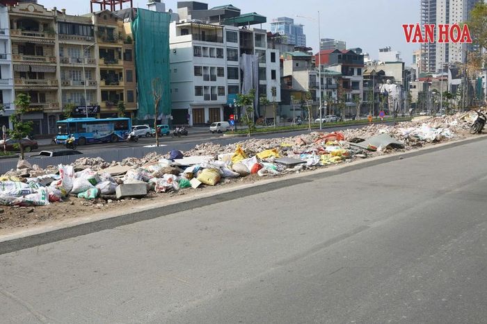Ghi nhận tại tuyến đường Đê La Thành giao Nguyễn Chí Thanh