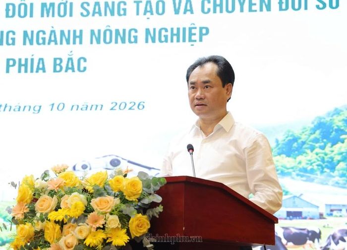  Bộ trưởng Bộ NN&MT Trịnh Việt Hùng phát biểu khai mạc Hội nghị - Ảnh: chinhphu.vn/Gia Huy