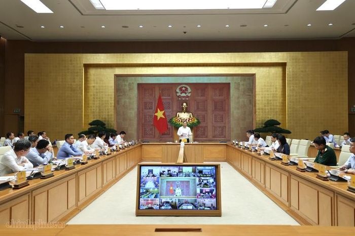 Phó Thủ tướng Thường trực Chính phủ Phạm Gia Túc chủ trì cuộc họp Hội đồng thẩm định Quy hoạch khoáng sản nhóm I thời kỳ 2021-2030, tầm nhìn đến năm 2050 - Ảnh: chinhphu.vn/Phương Nguyên