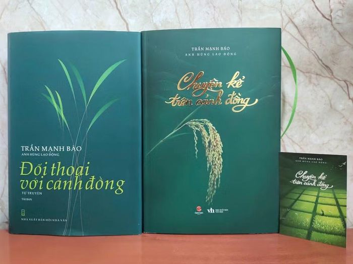Các tác phẩm đã xuất bản của Anh hùng Lao động Trần Mạnh Báo. (Ảnh: Nhân vật cung cấp)