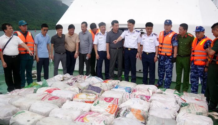 Ma túy thu giữ được trong Chuyên án 126-MT. (Ảnh: Cảnh sát biển cung cấp)