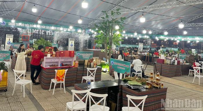 Ngày đầu tiên phiên chợ sâm Ngọc Linh tháng 9/2026 tại thành phố Đà Nẵng. (Ảnh: ĐÔNG HUYỀN)