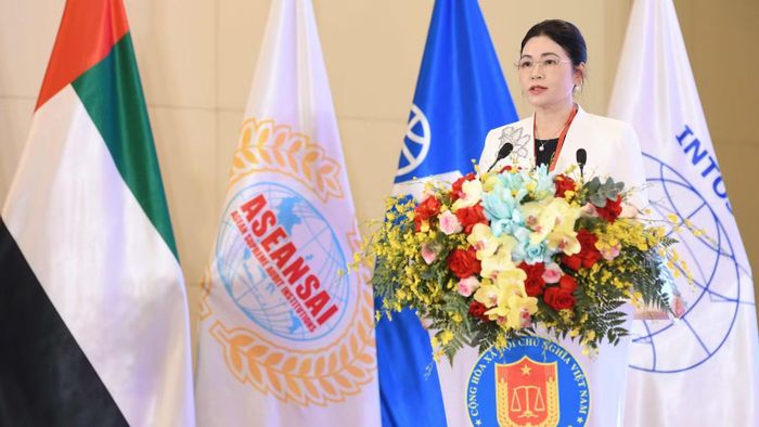 Phó Tổng Kiểm toán nhà nước Hà Thị Mỹ Dung. (Ảnh: V.PHONG)