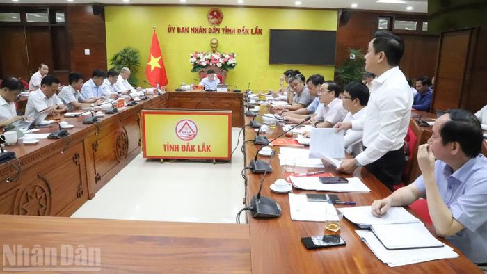 Tại buổi làm việc, lãnh đạo các phường, xã đều khẳng định sẽ phấn đấu hoàn thành cao nhất các chỉ tiêu năm 2026, đóng góp tích cực vào sự tăng trưởng chung của tỉnh. (Ảnh: CÔNG LÝ)
