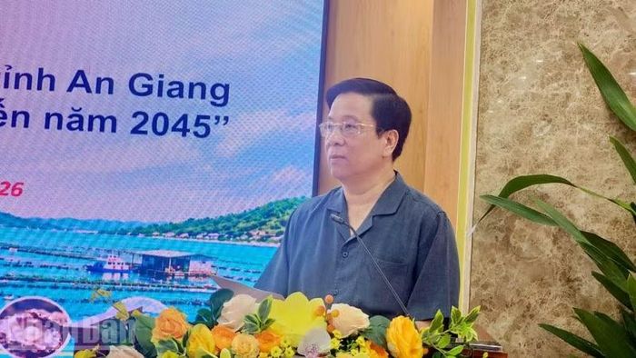 Chủ tịch Ủy ban nhân dân tỉnh An Giang Hồ Văn Mừng. (Ảnh: QUỐC TRINH)