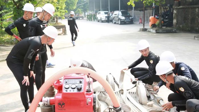 Các nội dung thi đấu báo cáo tại buổi tổng duyệt. (Ảnh: MINH TUÂN)