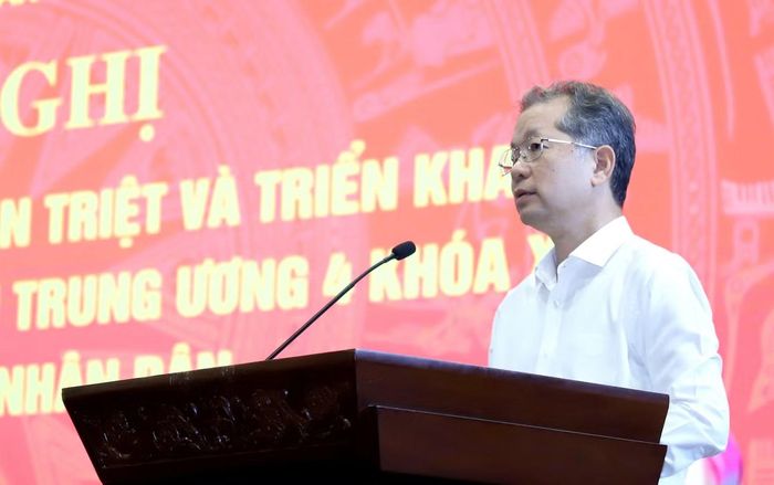 Chánh án Tòa án nhân dân tối cao Nguyễn Văn Quảng. (Ảnh: MĐ)