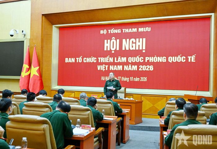 Thượng tướng Lê Quang Đạo phát biểu kết luận. Ảnh: TRỌNG HẢI