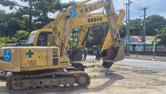  Đơn vị thi công thực hiện động thổ khởi công dự án 