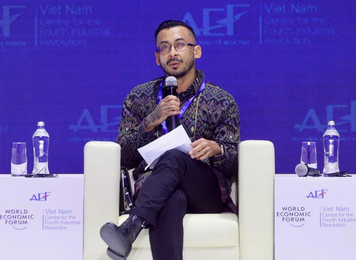 Ông Felix Sharief, Phó Chủ tịch DANA Indonesia, đề xuất chuẩn hóa kết nối thanh toán để giảm chi phí cho doanh nghiệp khi mở rộng hoạt động ra khu vực. Ảnh: HÙNG TRIỀU 