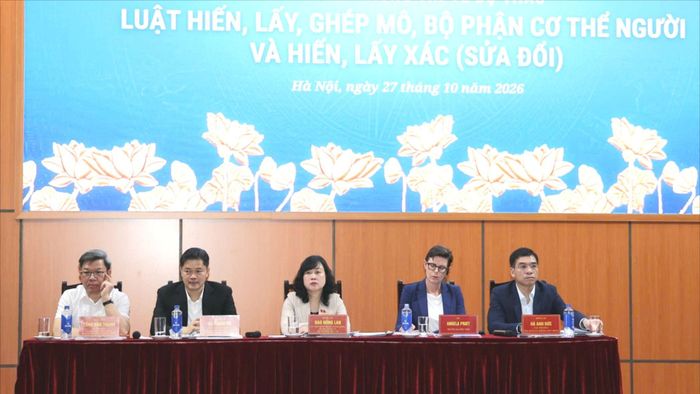 Bộ Y tế họp báo cung cấp thông tin về dự thảo Luật Hiến, lấy, ghép mô, bộ phận cơ thể người và hiến, lấy xác (sửa đổi)