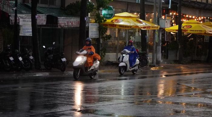 Mưa lớn ở miền Trung. Ảnh TTXVN