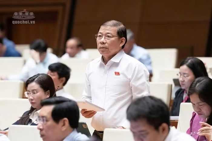 Đại biểu Nguyễn Thanh Sang. Ảnh: Quốc hội media.