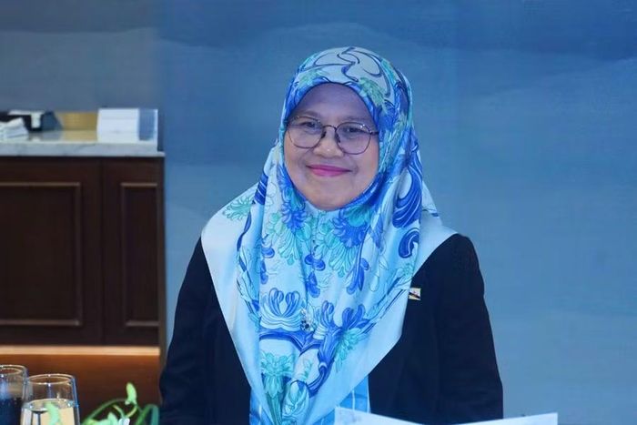 Bộ trưởng Giáo dục Brunei Darussalam trao đổi tại buổi tiếp.