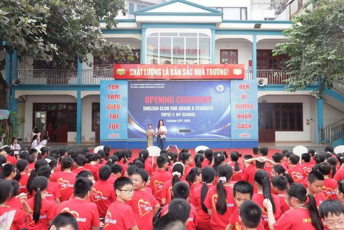 Trường THCS Tô Hiệu, phường Lê Chân tổ chức chương trình ra mắt câu lạc bộ dành cho học sinh khối 6.