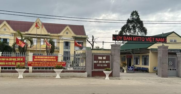UBND xã Vụ Bổn, tỉnh Đắk Lắk. (Ảnh: V.L)