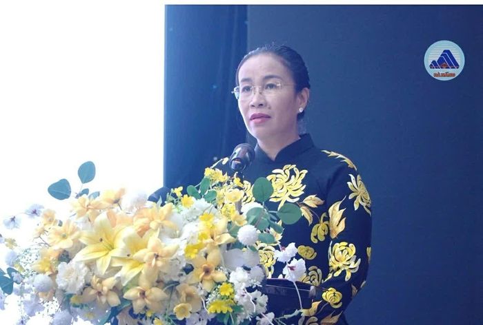 Phó Chủ tịch UBND Thành phố Đà Nẵng Nguyễn Thị Anh Thi phát biểu tại hội thảo “Kinh nghiệm quốc tế và tiềm năng phát triển du lịch Halal tại Đà Nẵng". (Nguồn: danang.gov.vn)