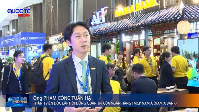 Ông Phạm Công Tuấn Hạ, Thành viên độc lập Hội đồng quản trị Nam Á Bank, chia sẻ về giải pháp nâng cao giá trị nông sản Việt Nam. (Ảnh: Thành Long)
