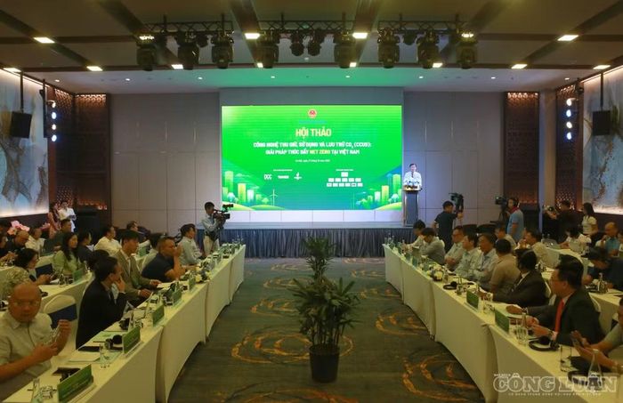 Hội thảo “Công nghệ thu giữ, sử dụng và lưu trữ CO₂ (CCUS): Giải pháp thúc đẩy Net Zero tại Việt Nam”.