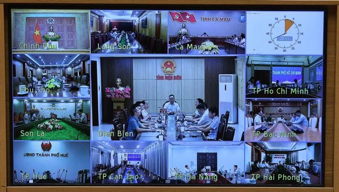 Đại diện các địa phương phát biểu tại cuộc họp - Ảnh: CP