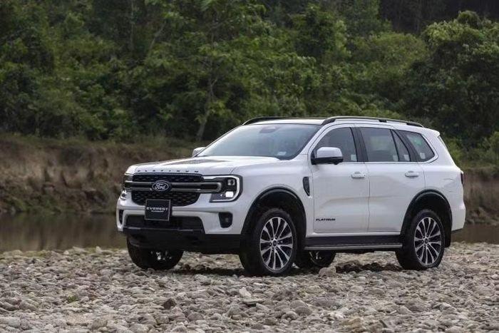 Mẫu xe SUV cỡ D Everest cũng góp mặt tại đường lái thử Ford tại PVOIL VOC 2026.