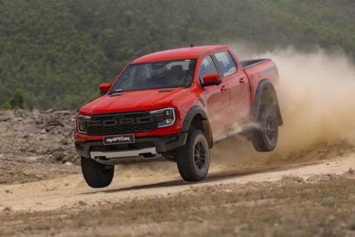 Raptor hứa hẹn mang tới những màn trải nghiệm ấn tượng tại khu vực lái thử Ford.