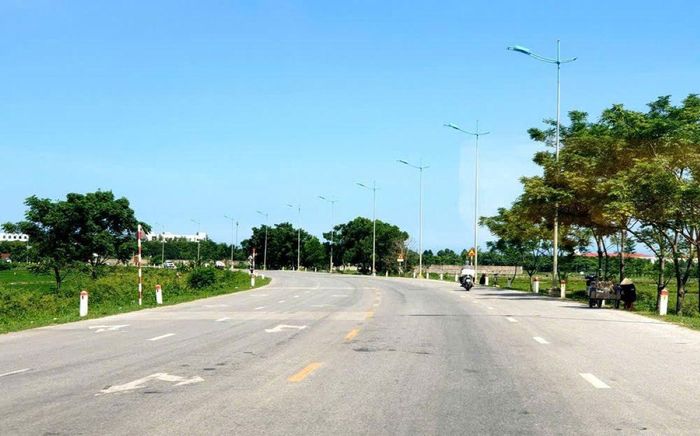 Hiện trạng đoạn tuyến Đại lộ Nam Sông Mã qua phường Hạc Thành