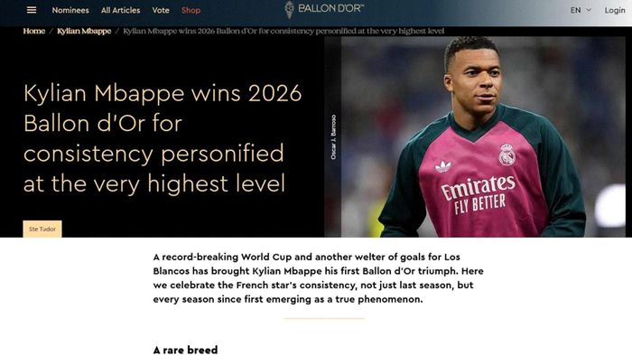 Những bài viết về Yamal và Mbappe. Ảnh chụp màn hình