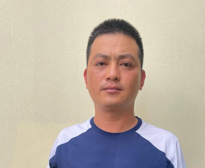 Dương Văn Quang tại cơ quan công an. Ảnh: CACC