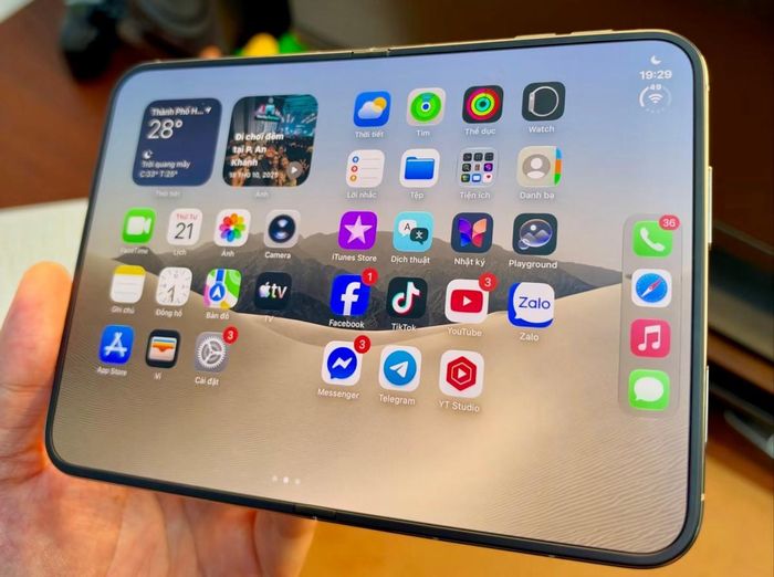 Chip A20 Pro đem lại hiệu suất cho iPhone Duo, nhưng các điện thoại gập Android đang tỏ ra tốt hơn ở phần đa nhiệm. Ảnh: FB Duy Thẩm