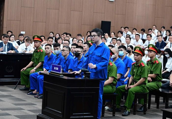 Bị cáo Phó Đức Nam tại tòa. Ảnh: CTV