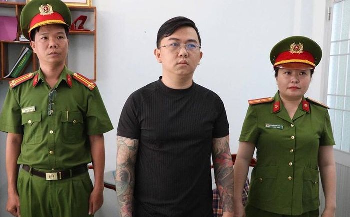 Bị can Nguyễn Ngọc Thuận. (Ảnh: Công an Vĩnh Long)