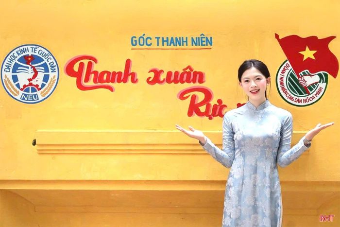 Sinh viên Nguyễn Thị Bảo Ngân. Ảnh: NVCC