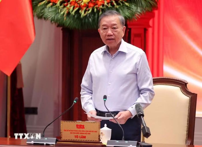 Tổng Bí thư, Chủ tịch nước Tô Lâm phát biểu. (Ảnh: Văn Điệp/TTXVN)