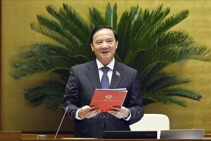 Phó Chủ tịch Quốc hội Nguyễn Khắc Định phát biểu. Ảnh: Doãn Tấn/TTXVN