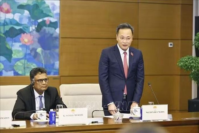 Tổng Kiểm toán Nhà nước Việt Nam Nguyễn Hữu Nghĩa phát biểu. Ảnh: Doãn Tấn/TTXVN