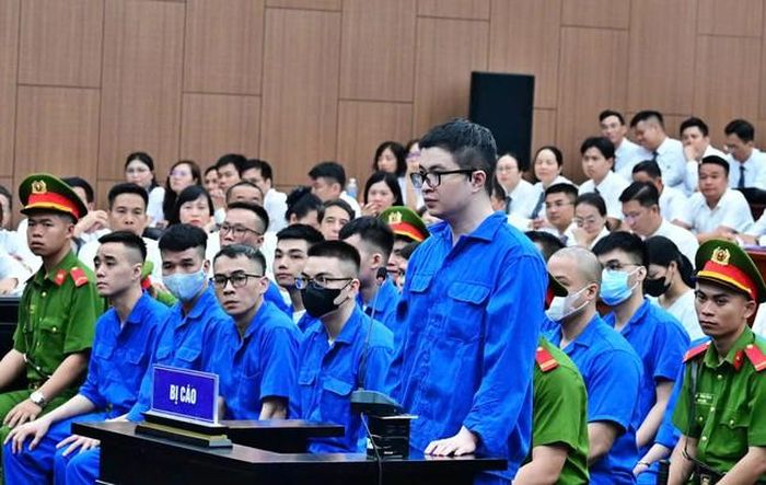 Phó Đức Nam "Mr Pips" tại phiên toà (Ảnh: Xuân Trung).