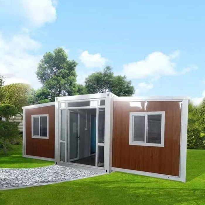 Nhà gấp cánh mở rộng. Ảnh: CNS.